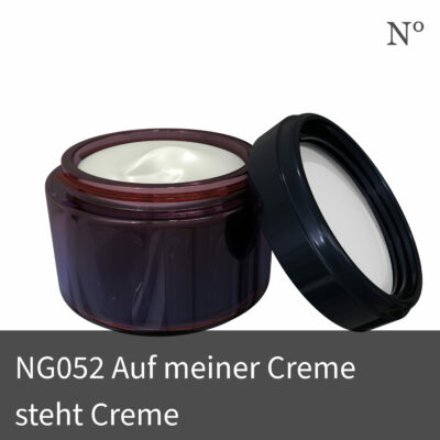 NG052 Auf meiner Creme steht Creme
